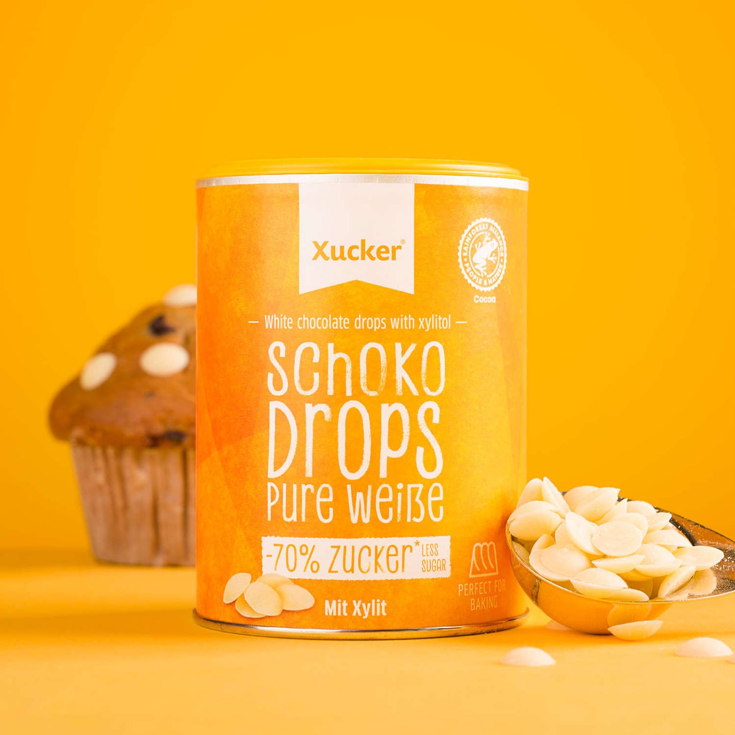 Weiße Schoko-Drops | Zuckerarm