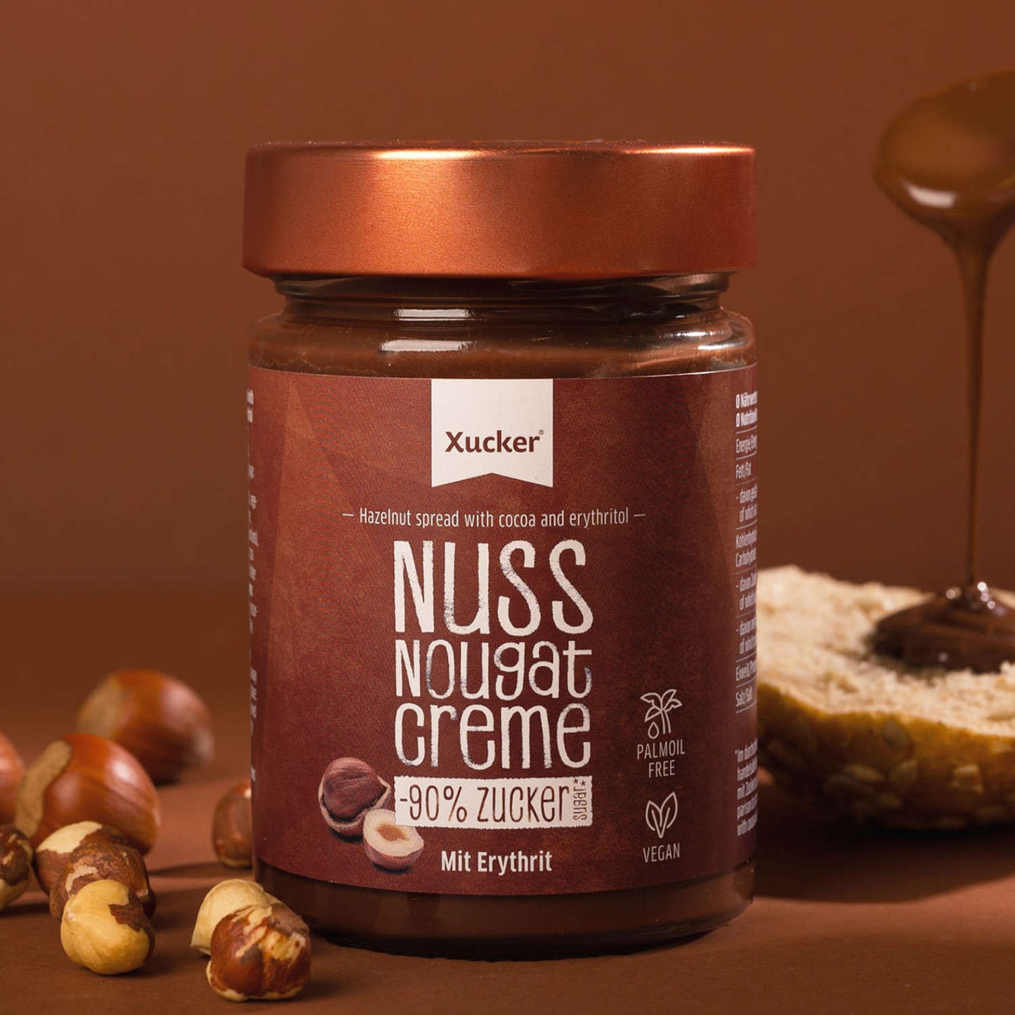 Zuckerarme Nuss-Nougat Creme