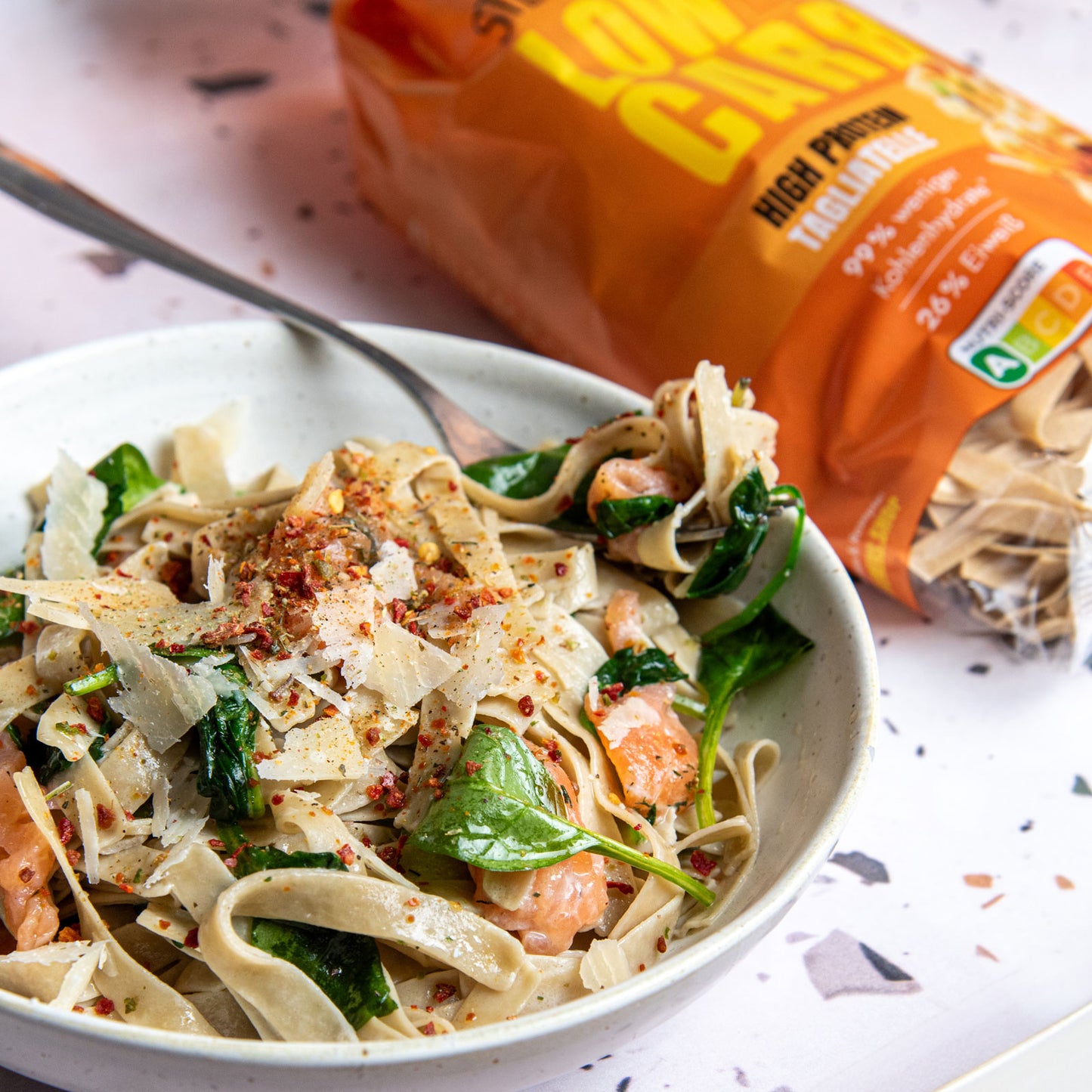 High Protein Tagliatelle