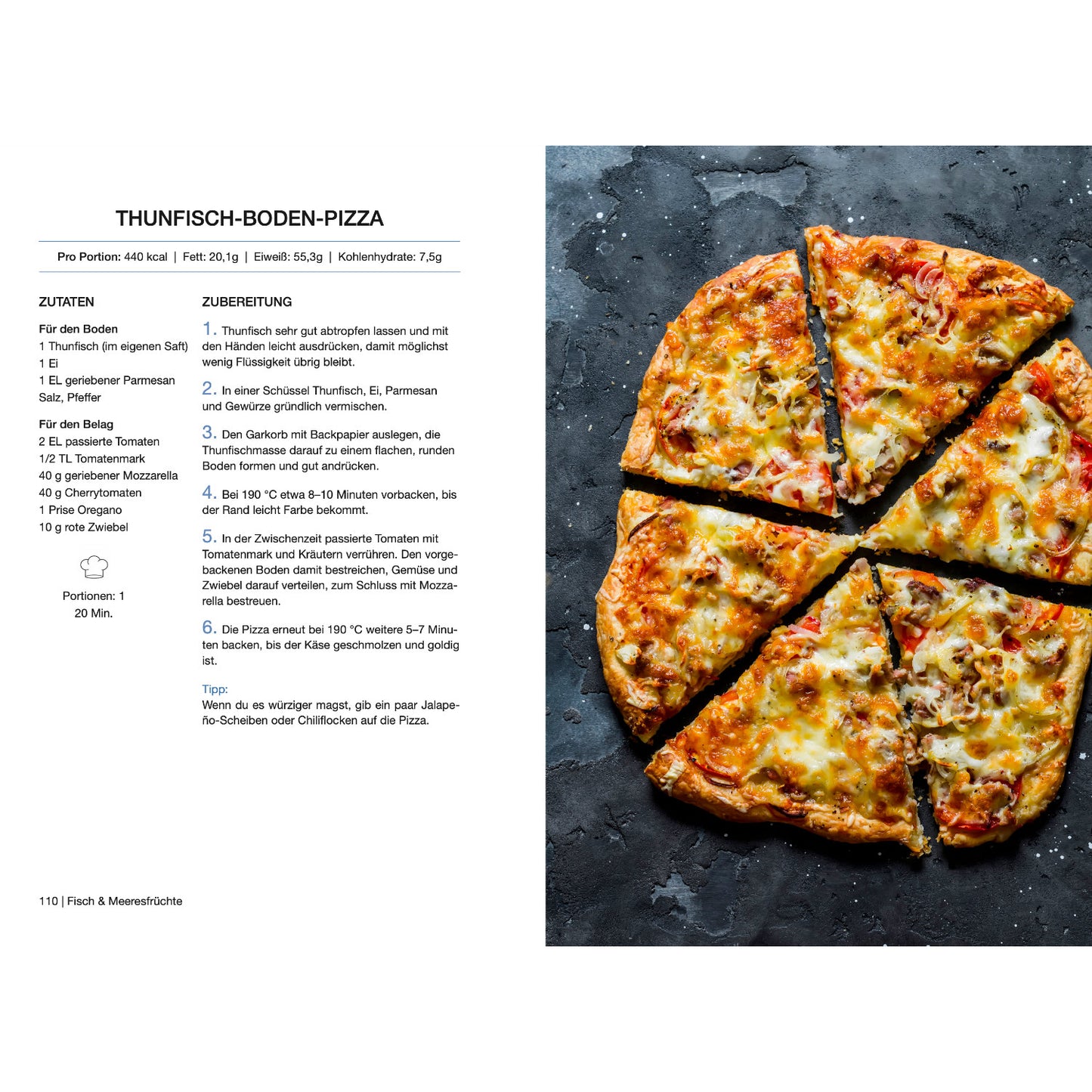 Heissluftfritteuse trifft Low Carb Rezept des Tages